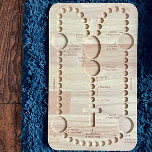 Wooden Rosary Board