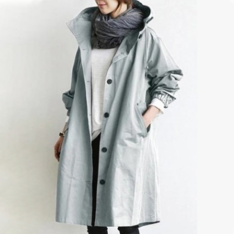 Temperament Waist Long Sleeve Coat