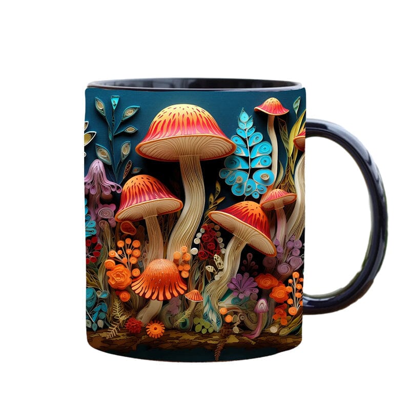 3D Magic Mushrooms Mug