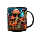 3D Magic Mushrooms Mug