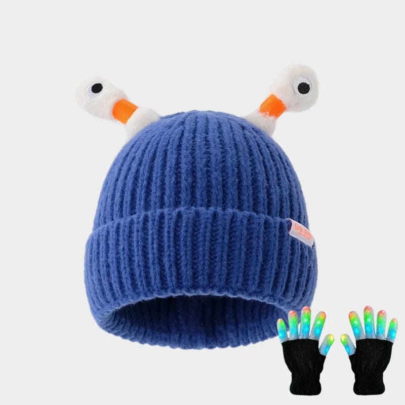 🐸Glow in the Dark Little Monster Woolly Hat🥳