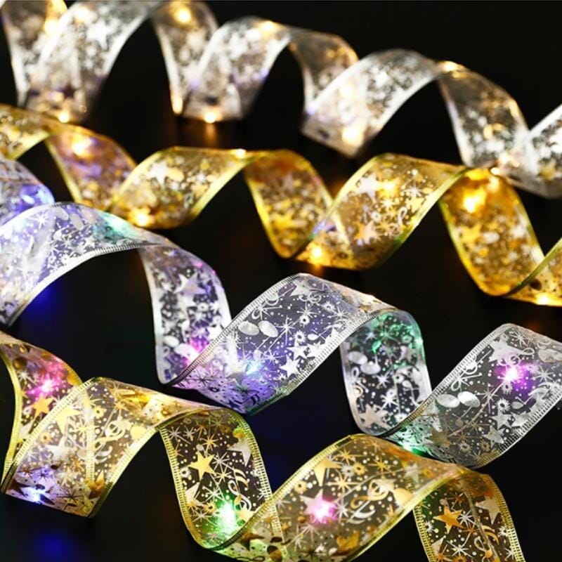 Hot Sale💥Christmas Ribbon Fairy Lights