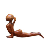 Wooden Yogi Sculpture