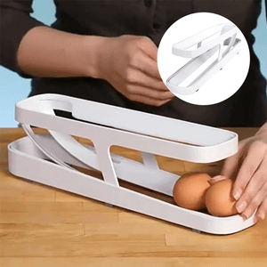 2023 New Automatic Roll-Down Double-layer Egg Dispenser