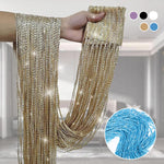 Glitter Fringe Door Wall Window Room Divider