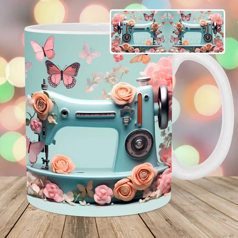 New 3D sewing machine mug🎁A good choice for Christmas gift