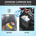 Waterproof Car Leather Trash Can