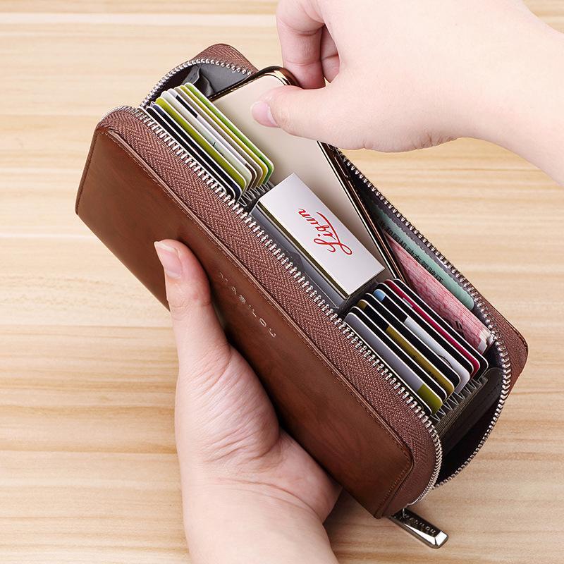 Unisex RFID Long Wallet