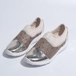 Women Woven Mesh Flat Shoes