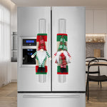 Christmas refrigerator door handle cover