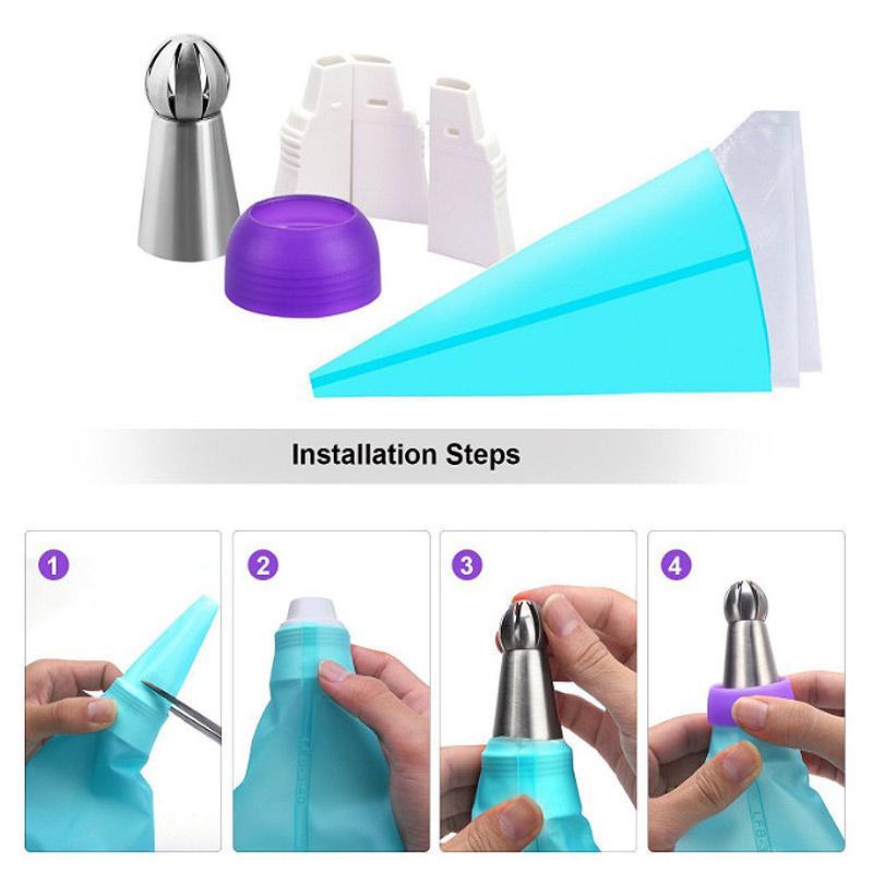 Cake Baking Decor Tool Set (8 PCs)