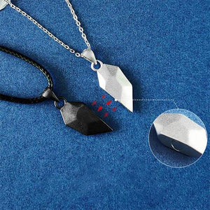 Couple Heart Stitching Necklace