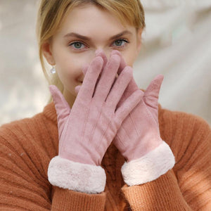 Thickened Chamois Gloves