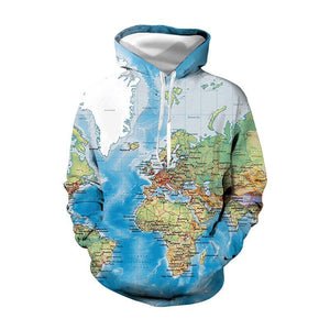 World Map Men's T-shirt & Hoodie