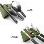 Hirundo Camping Foldable Cutlery Set