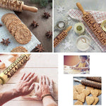 Amazing Christmas Embossing Rolling Pin