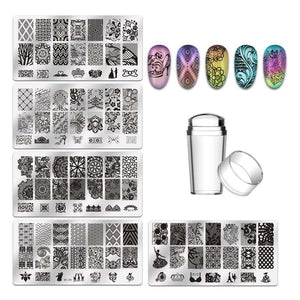 French Nail Easy Stamping Kit