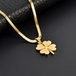 Gold Plated Lucky Clover Necklace