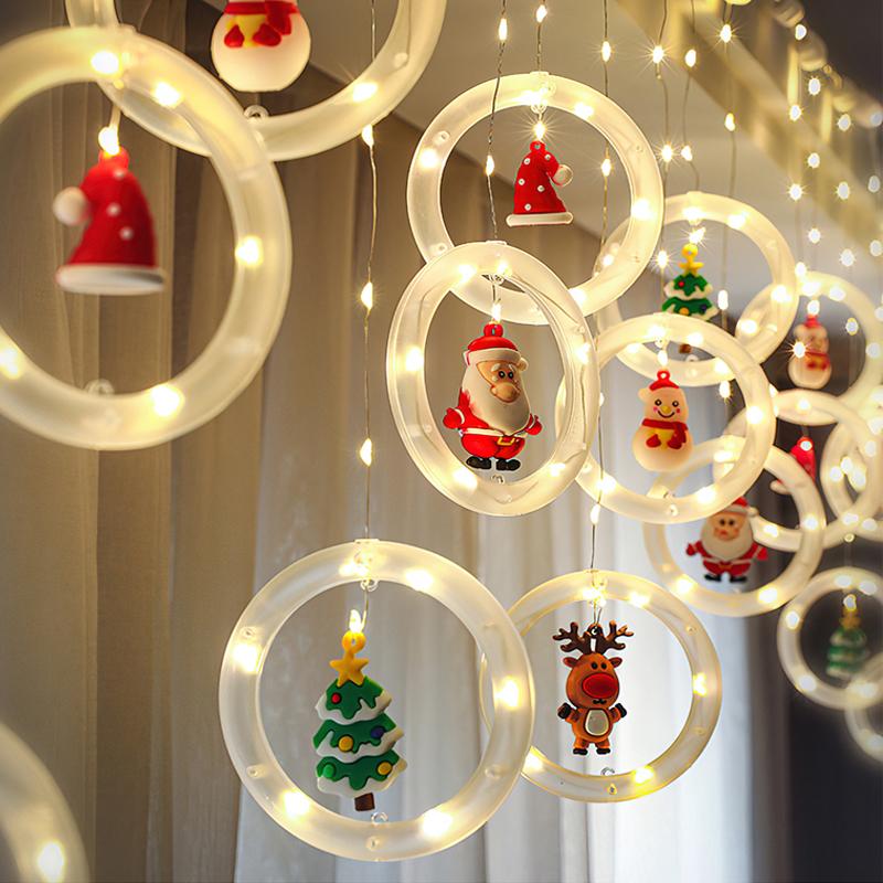 (🎅Early Xmas Sale - Save 50% OFF🎅) Christmas LED Curtain String Light