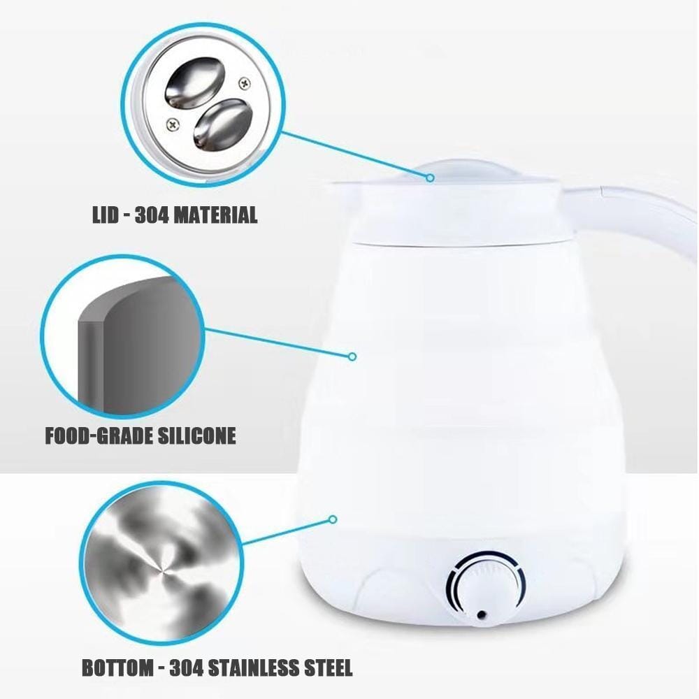 Portable Electric Kettle With Universal Plug