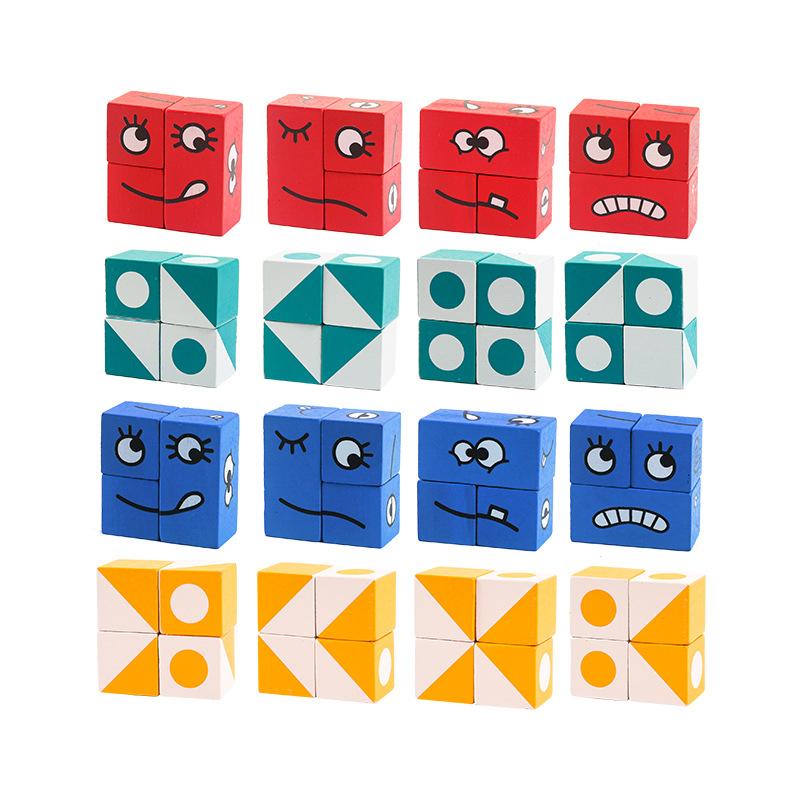 Puzzle Building Cubes