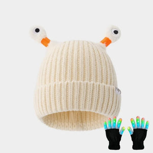 🐸Glow in the Dark Little Monster Woolly Hat🥳