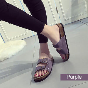 Couple Fashion Peep Toe Slippers