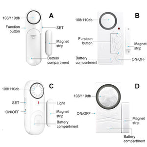 Wireless Door Window Alarm