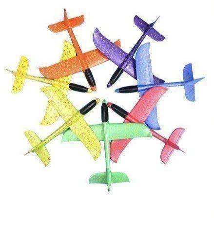 Foam Plastic Flying Glider Airplane(2PCS)