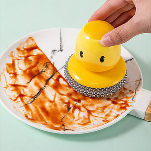 Cute Ducky Washing Dish Brush