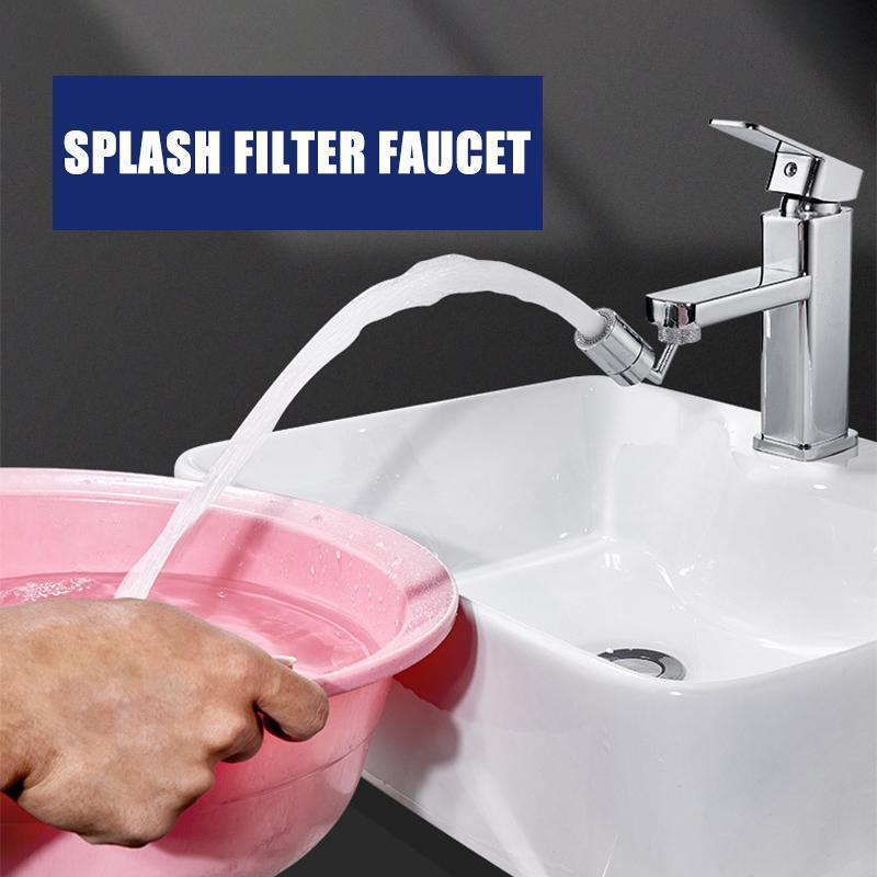 Faucet with spray filter