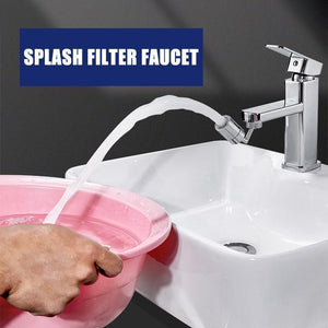 Faucet with spray filter