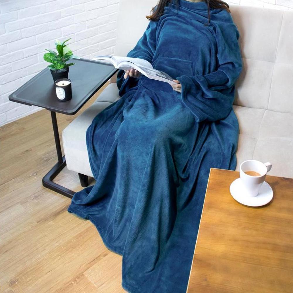 Full Body Snuggle Blanket With Sleeves