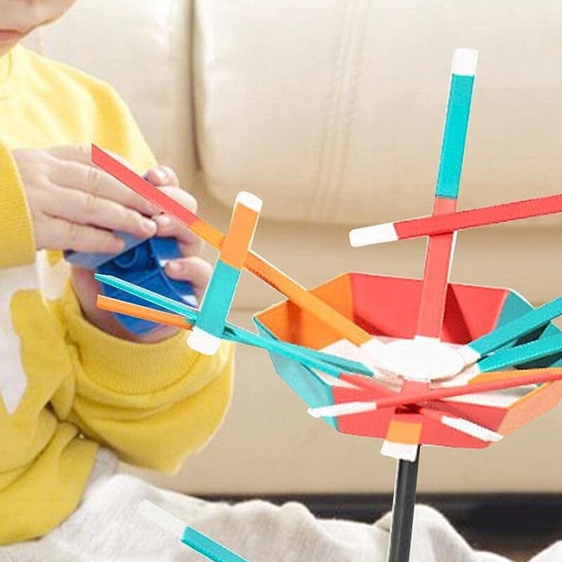 Stick Stack Game Multicolor 36 Pieces Desk Balancing Toys for Kids