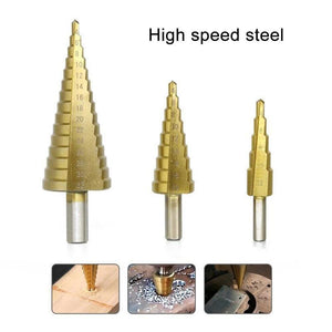 Titanium Step Drill (3 pieces)