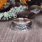 Wolf and She-wolf Paired Rings