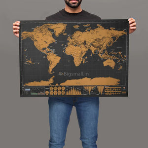 Scratch Map of the World