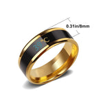 Thermochromic Stainless Steel Ring