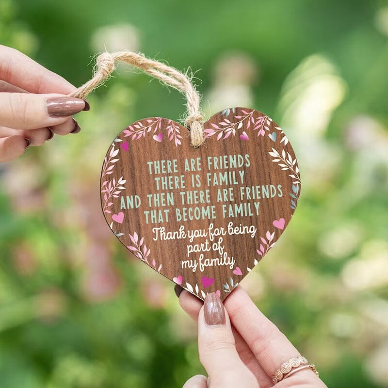 Friendship Heart Shaped Wooden Gift