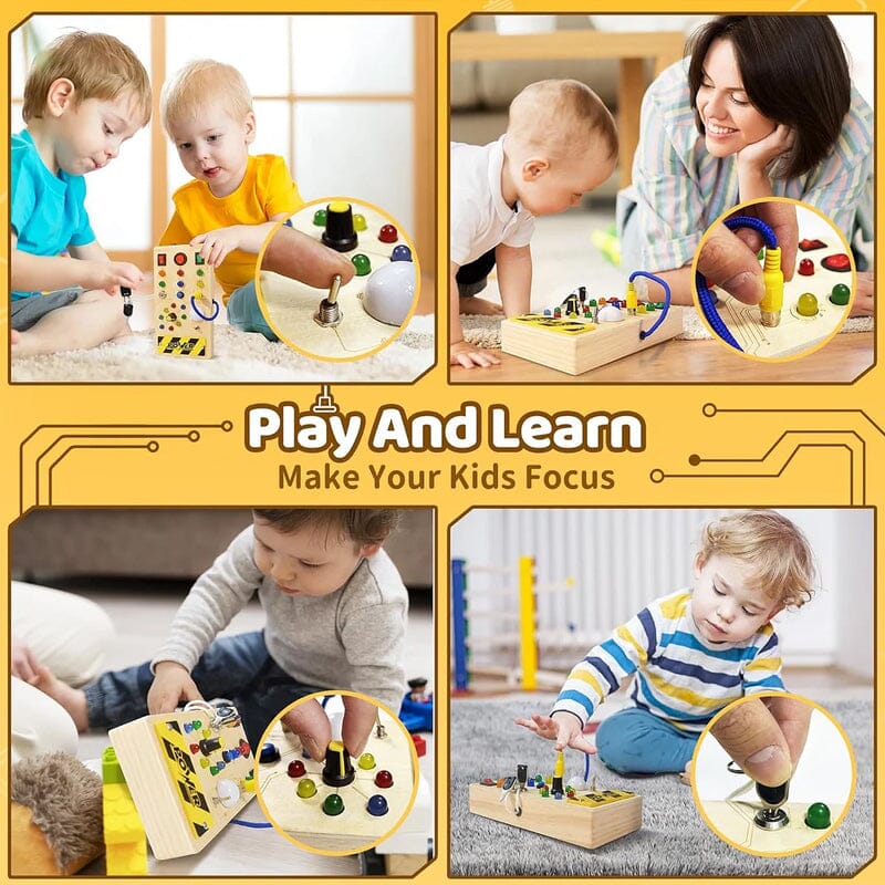 TODDLER BUSY BOARD