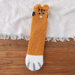 Cat Paw Fuzzy Socks