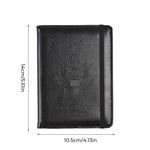 PU Leather RFID Passport Holder