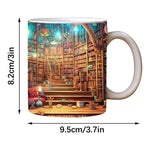 3D Library Mug