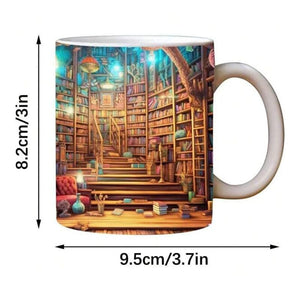 3D Library Mug