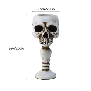 ☠️Cubic Skull Pillar Candle Holder☠️