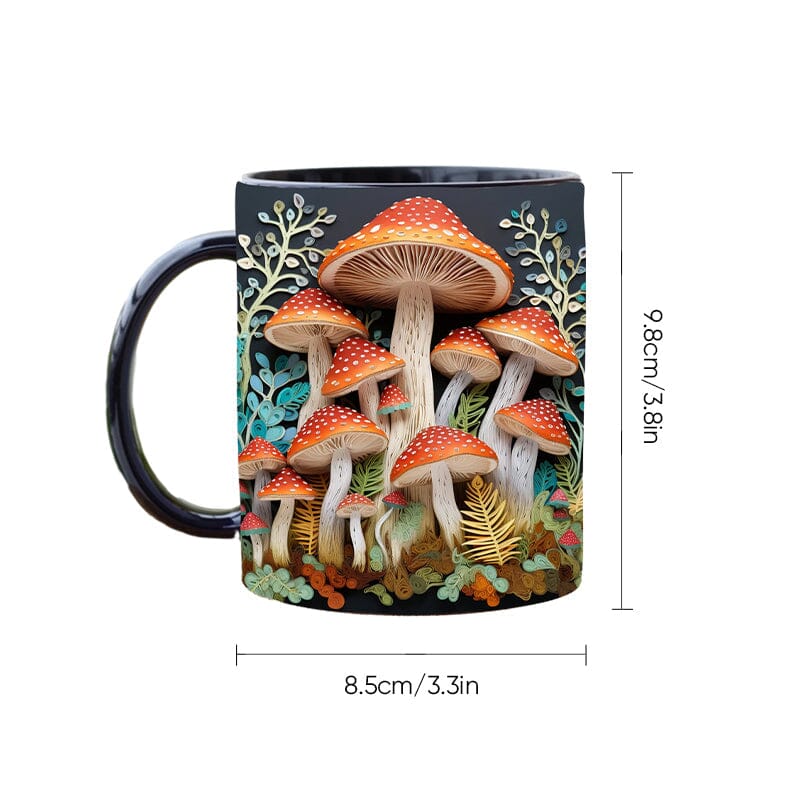 3D Magic Mushrooms Mug