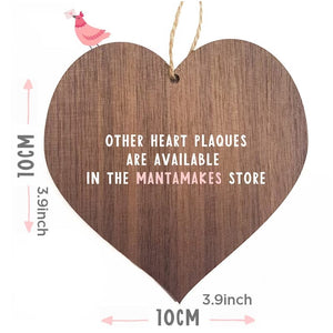 Friendship Heart Shaped Wooden Gift