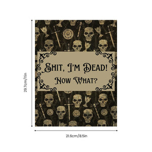 🎃 HalloweenGift: Sh*t, I’m Dead! End of Life Planner - The Ultimate Spooky Gift! 💀👻