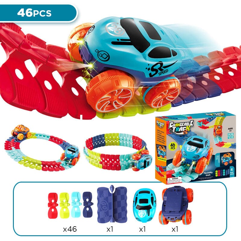 🧒🚂Zero Gravity Car Track Set