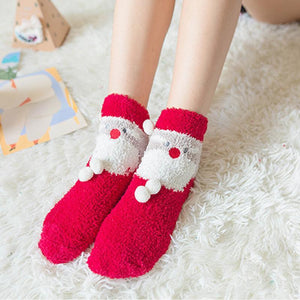 Christmas Gift Box - Cute Plush Socks